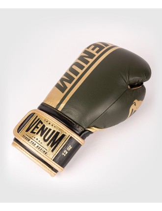 Top Choice Venum Shield Pro Boxing Gloves Velcro - Khaki/Gold On Hand Now