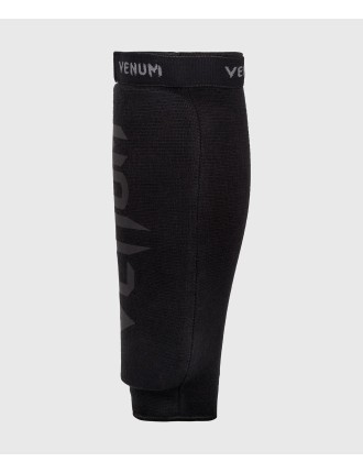 Top Choice Venum Kontact Shin Guards Without Foot - Black/Black Hot New Item