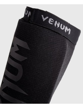 Top Choice Venum Kontact Shin Guards Without Foot - Black/Black Hot New Item