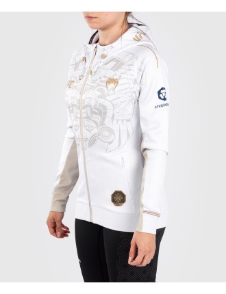 Top Choice UFC Noche by Venum Personalized Authentic Fight Night Women's Walkout Hoodie - White New Stock