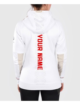 Top Choice UFC Noche by Venum Personalized Authentic Fight Night Women's Walkout Hoodie - White New Stock