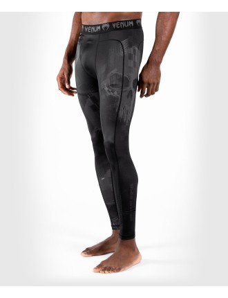 Top Choice Venum Skull Compression Tights - Black/Black New Collection