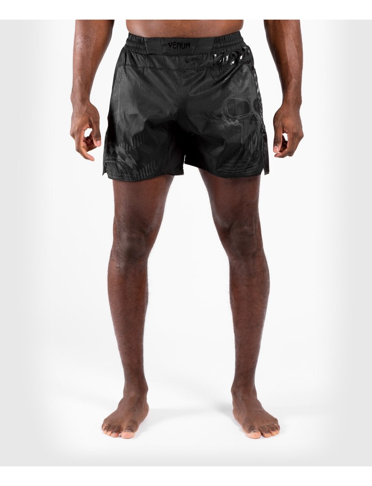 Top Choice Venum Skull Fightshorts - Black/Black New Stock