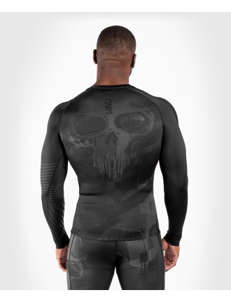 Top Choice Venum Skull Rashguard - Long sleeves - Black/Black In Stock