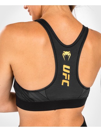 Top Choice UFC Venum Authentic Fight Night 1.0 Women's Sport Bra - Black/Gold