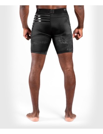 Top Choice Venum Skull Vale Tudo Shorts - Black/Black On Hand Now