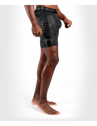 Top Choice Venum Skull Vale Tudo Shorts - Black/Black On Hand Now