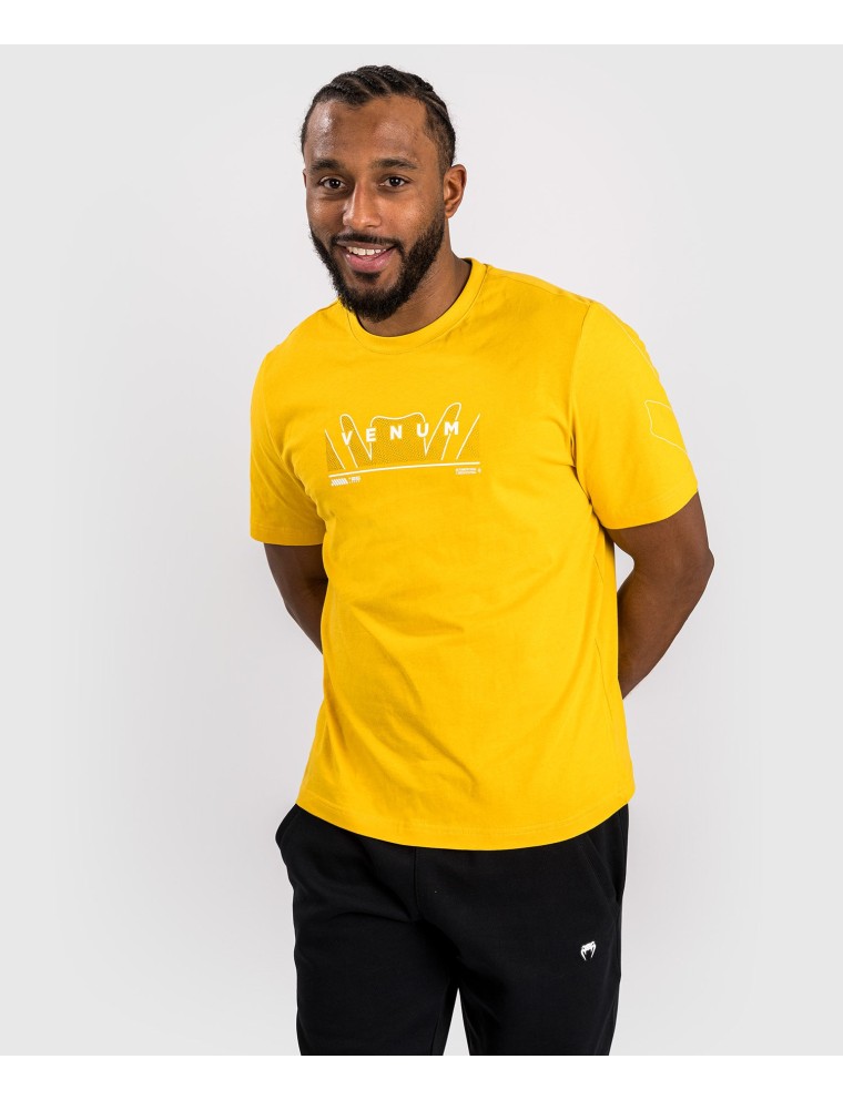 Top Choice Venum Snake Print T-Shirt - Yellow New Release