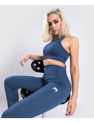 Top Choice Venum Sparring Seamless 7/8 Leggings - For Women - Navy Blue Fresh Release