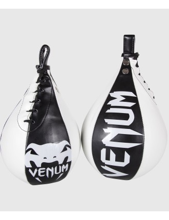 Top Choice Venum Speed Bag - Skintex Leather - Black/Ice Latest Edition