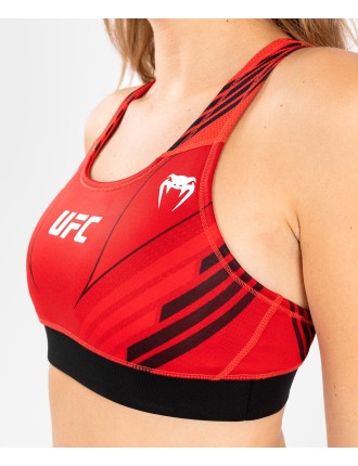 Top Choice UFC Venum Authentic Fight Night 1.0 Women's Sport Bra - Red Fresh Release