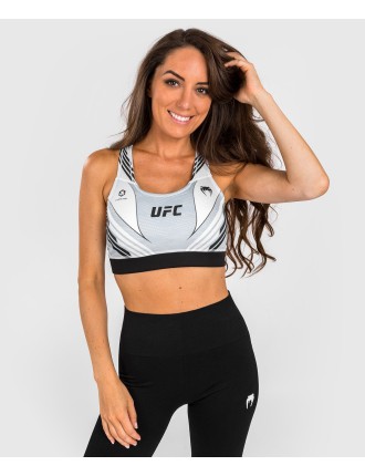 Top Choice UFC Venum Authentic Fight Night 1.0 Women's Sport Bra - White Limited Stock