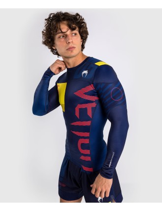 Top Choice Venum Sport 05 Rashguard Long Sleeves - Blue/Yellow Hot New Item