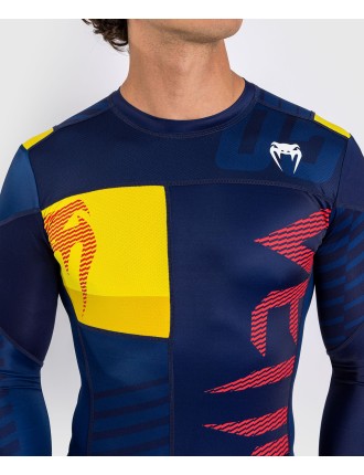 Top Choice Venum Sport 05 Rashguard Long Sleeves - Blue/Yellow Hot New Item