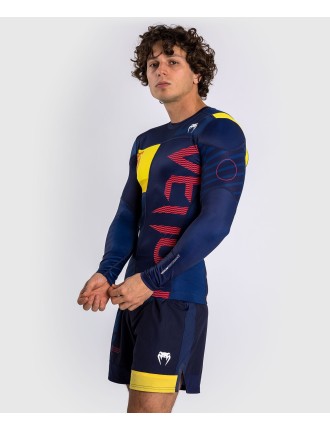 Top Choice Venum Sport 05 Rashguard Long Sleeves - Blue/Yellow Hot New Item