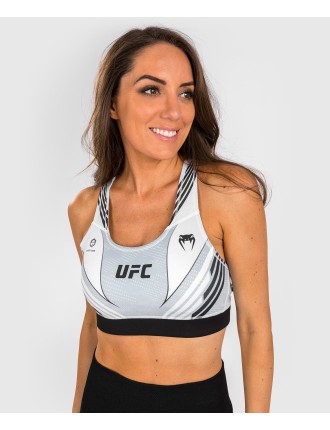 Top Choice UFC Venum Authentic Fight Night 1.0 Women's Sport Bra - White Limited Stock