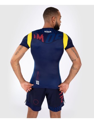 Top Choice Venum Sport 05 Rashguard Short Sleeves - Blue/Yellow New Collection