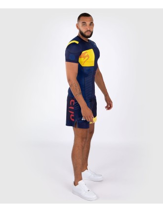 Top Choice Venum Sport 05 Rashguard Short Sleeves - Blue/Yellow New Collection