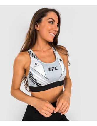 Top Choice UFC Venum Authentic Fight Night 1.0 Women's Sport Bra - White Limited Stock