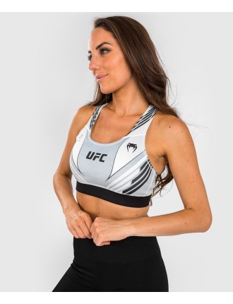 Top Choice UFC Venum Authentic Fight Night 1.0 Women's Sport Bra - White Limited Stock