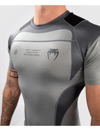 Top Choice Venum Stone Rashguard - Short Sleeves - Mineral Green Limited Stock