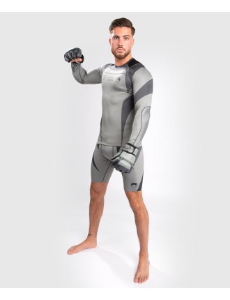 Top Choice Venum Stone Rashguard - Long Sleeves  - Mineral Green Immediate Availability