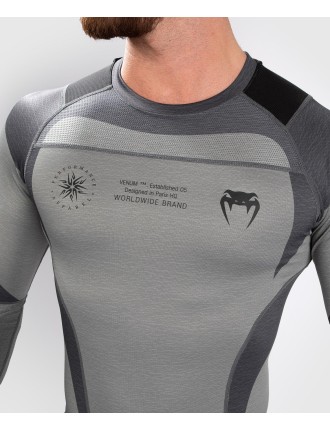 Top Choice Venum Stone Rashguard - Long Sleeves  - Mineral Green Immediate Availability