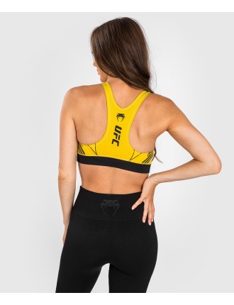 Top Choice UFC Venum Authentic Fight Night 1.0 Women's Sport Bra - Yellow Immediate Availability