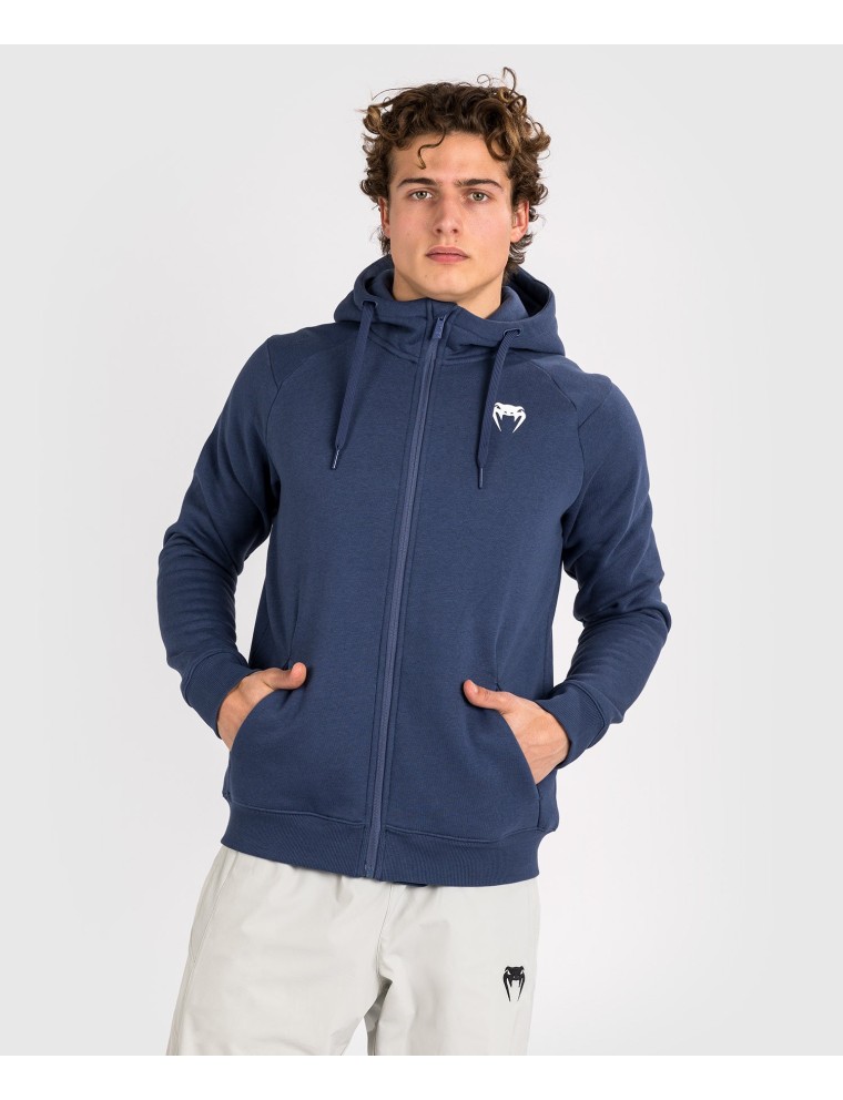 Top Choice Venum Strikeland  Full Zip Hoodie - Navy Blue Ready for Shipment