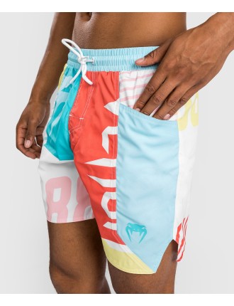 Top Choice Venum Summer 88 Boardshorts - Clearwater Blue/Flame Red Limited Stock