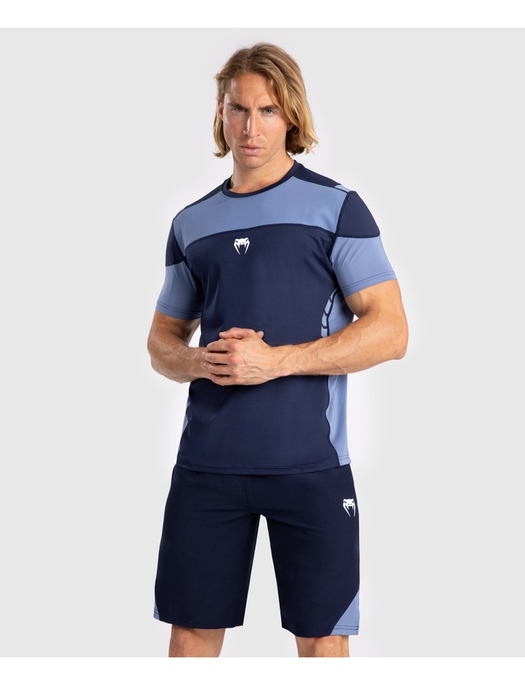 Top Choice Venum Tempest Men's Dry-Tech T-Shirt - Navy Blue/Blue On Hand Now