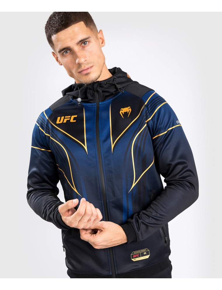 Top Choice UFC AUTHENTIC FIGHT NIGHT 2.0 KIT BY VENUM MEN'S WALKOUT HOODIE - Midnight Edition - Champion Hot New Item