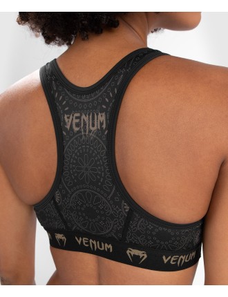 Top Choice Venum Women Santa Muerte Dark Side - Sport Bra - Black/Brown In Stock