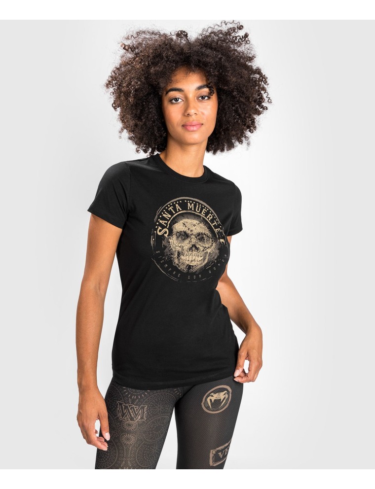 Top Choice Venum Women Santa Muerte Dark Side - T-shirt - Black/Brown Available for Immediate Shipping