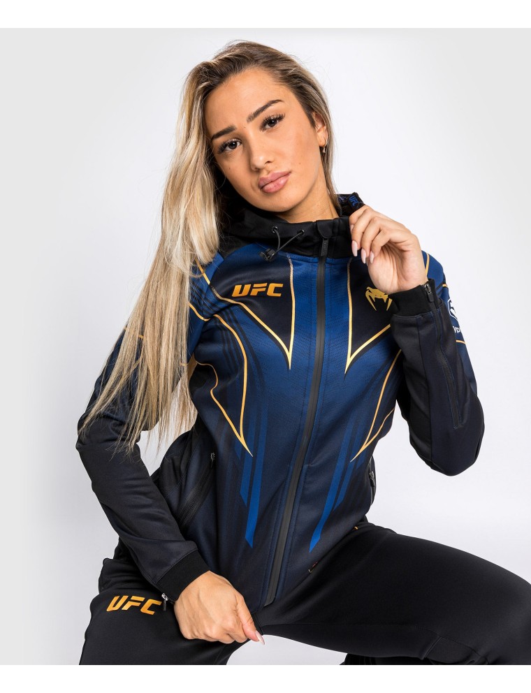 Top Choice Ufc Authentic Fight Night 2.0 Kit By Venum Women's Walkout Hoodie - Midnight Edition - Champion Limited Stock