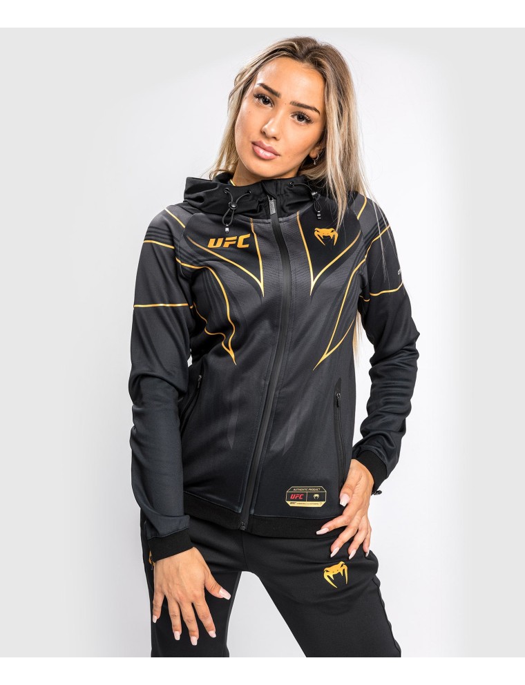 Top Choice UFC Venum Authentic Fight Night 2.0 Women's Walkout Hoodie - Champion Immediate Availability