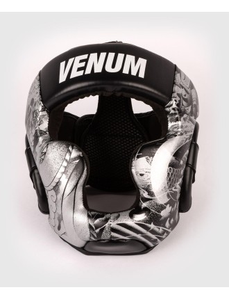 Top Choice Venum YKZ21 Kids Headgear - Black/White Available Now