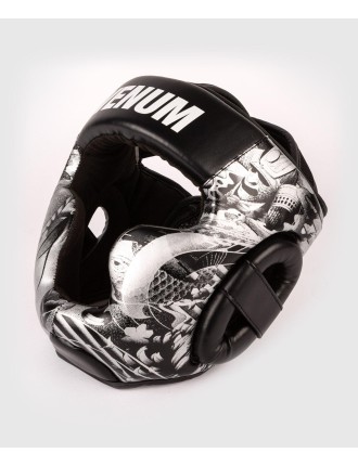 Top Choice Venum YKZ21 Kids Headgear - Black/White Available Now