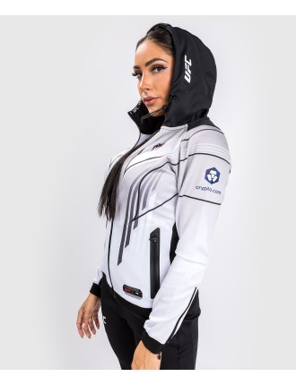 Top Choice UFC Venum Authentic Fight Night 2.0 Kit by Venum Women's Walkout Hoodie - White Just Launched