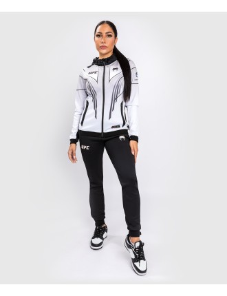 Top Choice UFC Venum Authentic Fight Night 2.0 Kit by Venum Women's Walkout Hoodie - White Just Launched