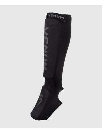 Top Choice Venum Kontact Shin Guards - Black/Black Limited Stock