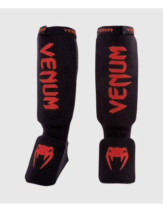 Top Choice Venum Kontact Shin guards - Black/Red Just Launched