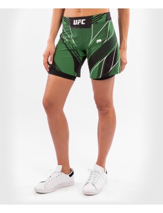 Top Choice UFC Venum Authentic Fight Night Women's Shorts - Long Fit - Green Hot New Item