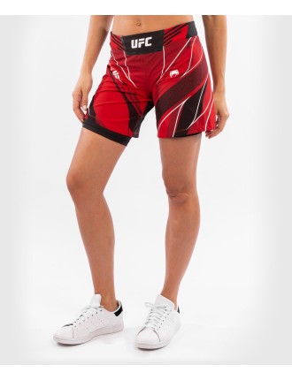 Top Choice UFC Venum Authentic Fight Night Women's Shorts - Long Fit - Red New Collection