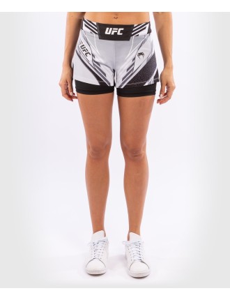 Top Choice UFC Venum Authentic Fight Night Women's Shorts - Short Fit - White On Hand Now