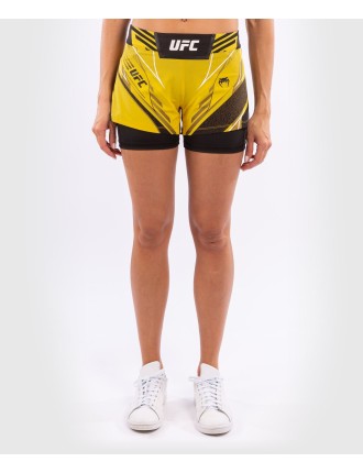 Top Choice UFC Venum Authentic Fight Night Women's Shorts - Short Fit - Yellow Fresh Release