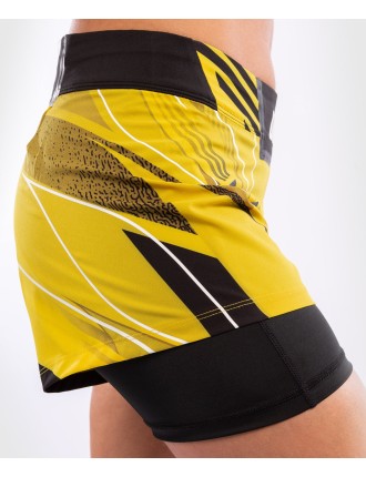 Top Choice UFC Venum Authentic Fight Night Women's Shorts - Short Fit - Yellow Fresh Release