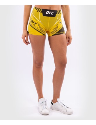 Top Choice UFC Venum Authentic Fight Night Women's Vale Tudo Shorts - Short Fit - Yellow Ready for Shipment