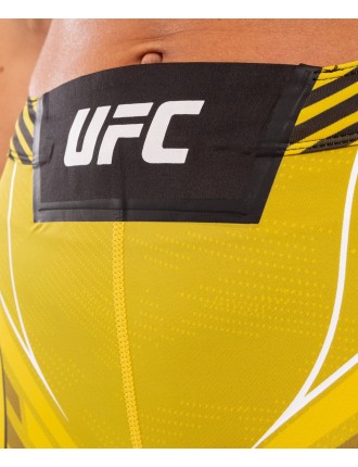 Top Choice UFC Venum Authentic Fight Night Women's Vale Tudo Shorts - Short Fit - Yellow Ready for Shipment