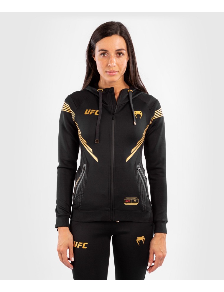 Top Choice UFC Venum Authentic Fight Night Women's Walkout Hoodie - Champion Immediate Availability